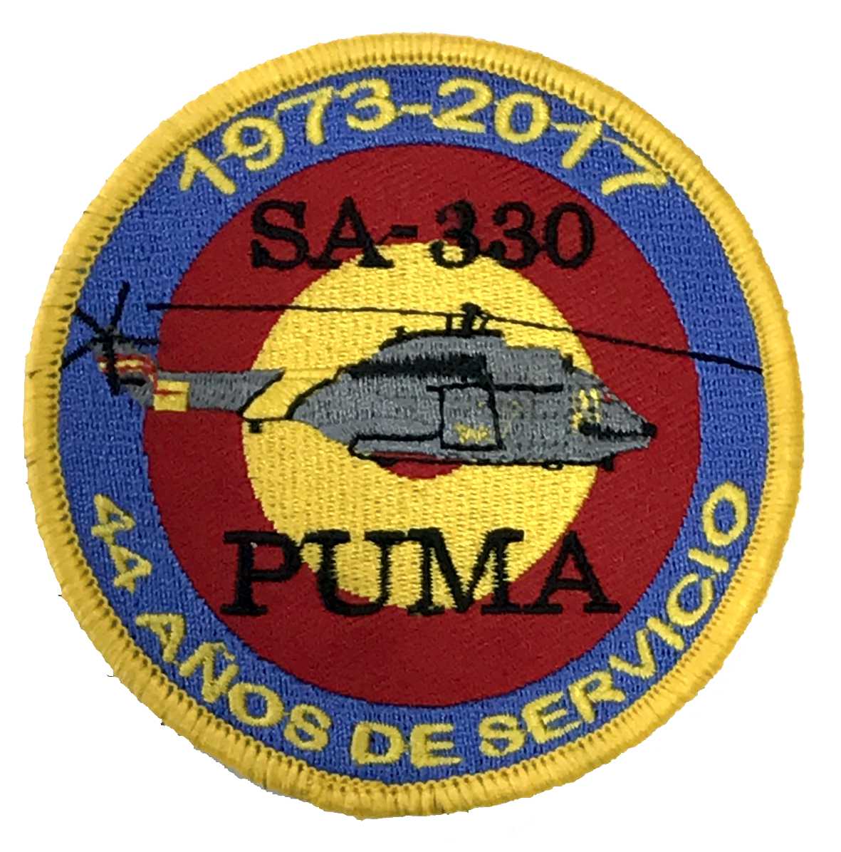 Escudo Bordado DESPEDIDA PUMA SA-330 1973-2017